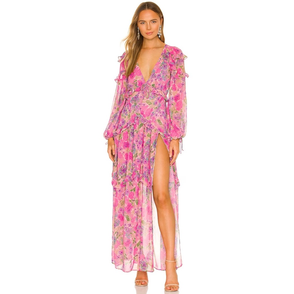 For Love and Lemons Annie Maxi Dress - Picture 12 of 16